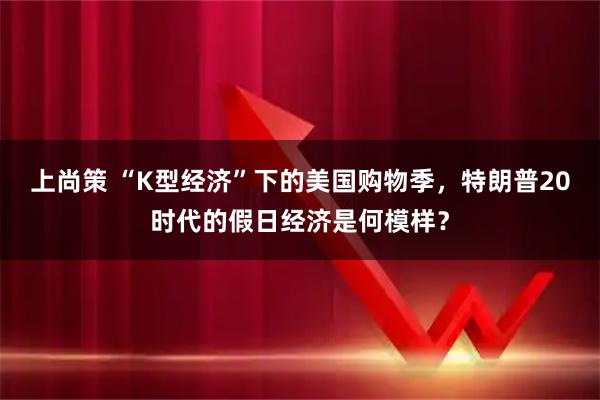 上尚策 “K型经济”下的美国购物季，特朗普20时代的假日经济是何模样？